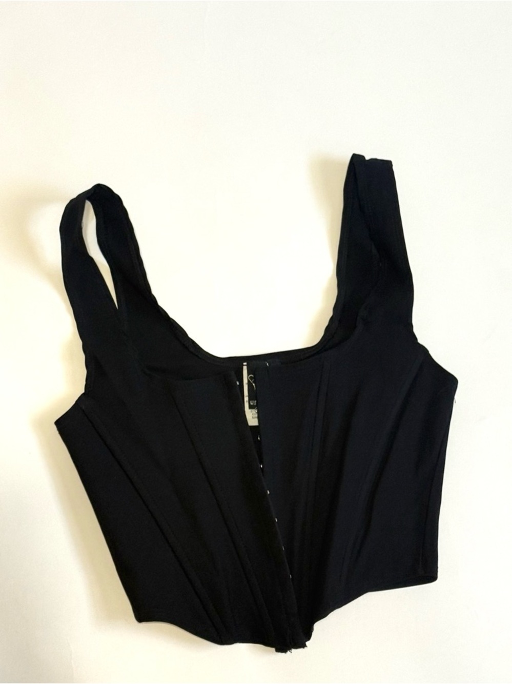 Windsor Black Sleeveless Tank with Crew Neck